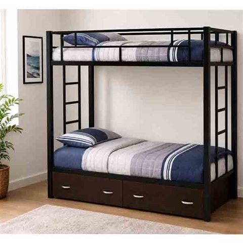 تخت دوطبقه تمام فلزیS1700